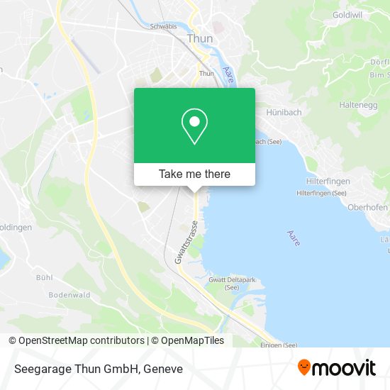 Seegarage Thun GmbH map