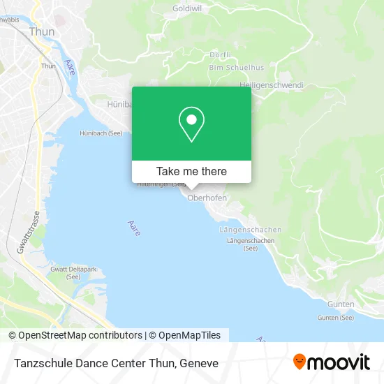 Tanzschule Dance Center Thun map