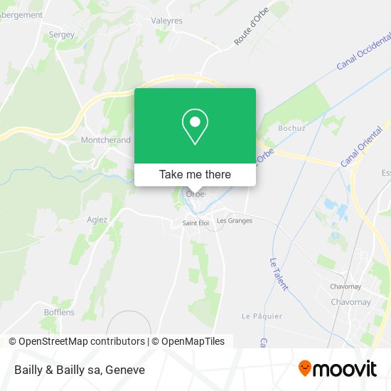 Bailly & Bailly sa map