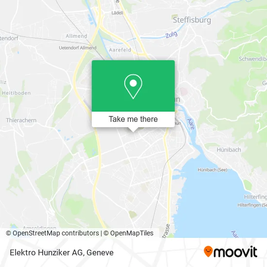 Elektro Hunziker AG map