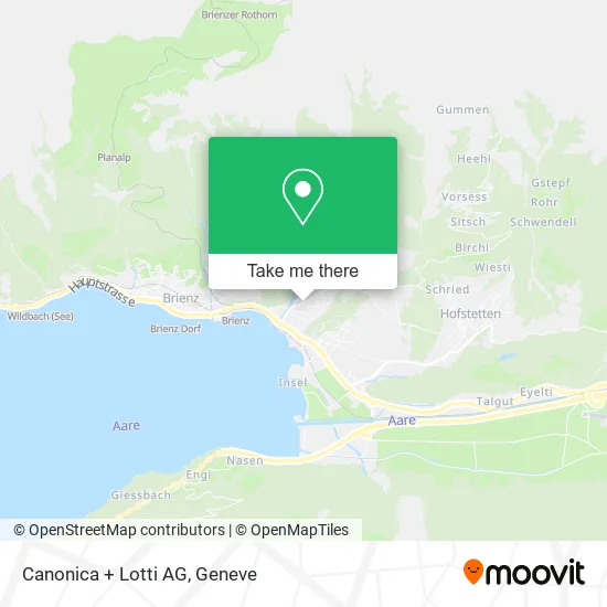 Canonica + Lotti AG map