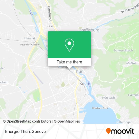 Energie Thun map