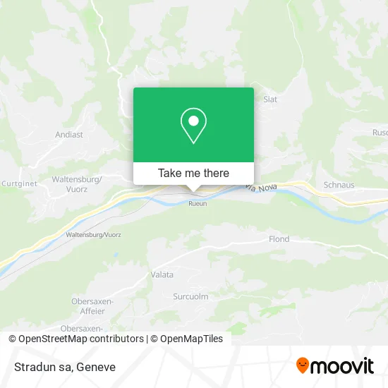Stradun sa map