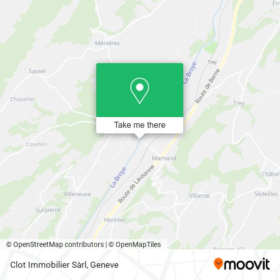 Clot Immobilier Sàrl map
