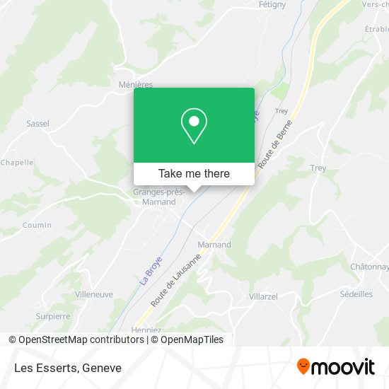 Les Esserts map