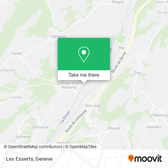 Les Esserts map