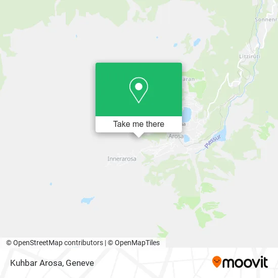 Kuhbar Arosa map