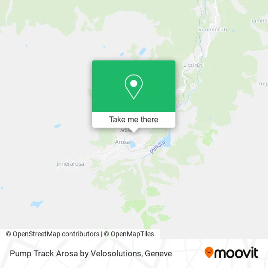 Pump Track Arosa by Velosolutions map