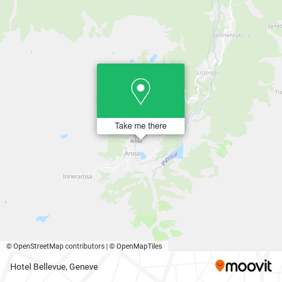 Hotel Bellevue map