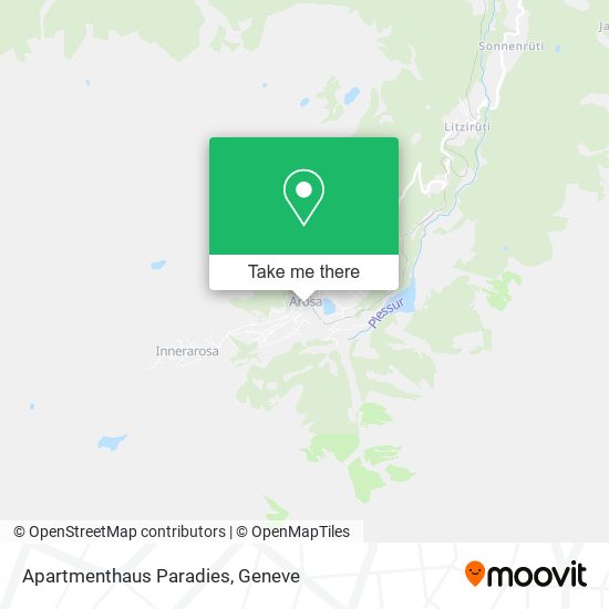 Apartmenthaus Paradies map