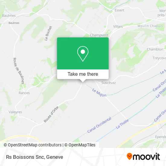 Rs Boissons Snc map