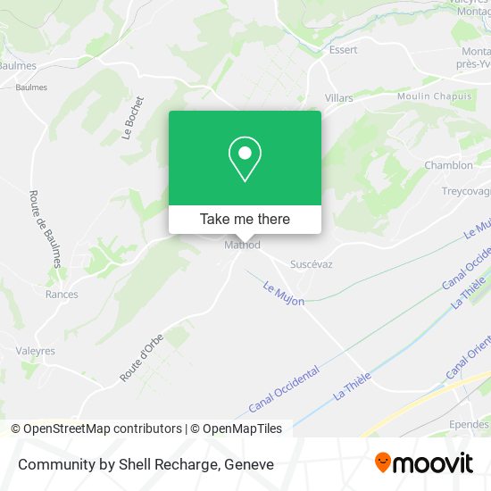 Community by Shell Recharge map