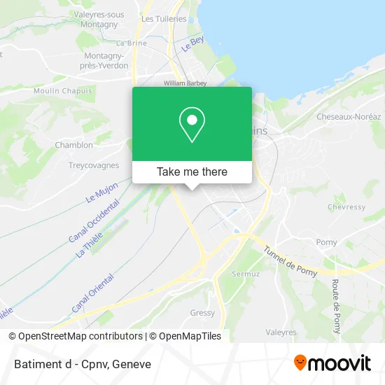 Batiment d - Cpnv map