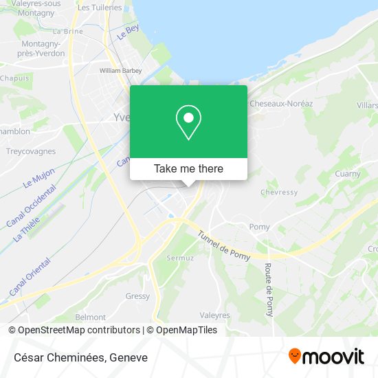 César Cheminées map