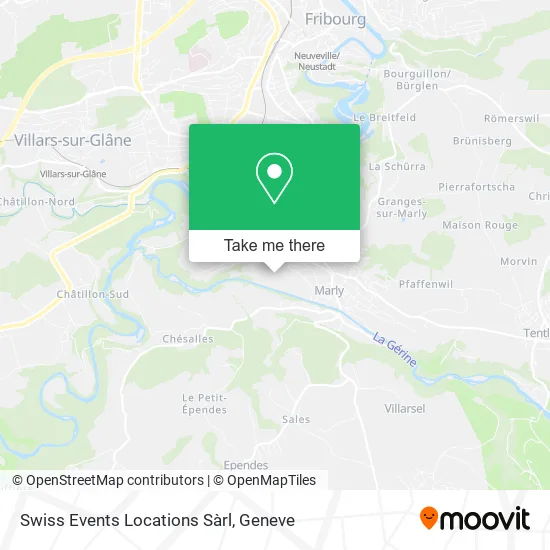 Swiss Events Locations Sàrl map