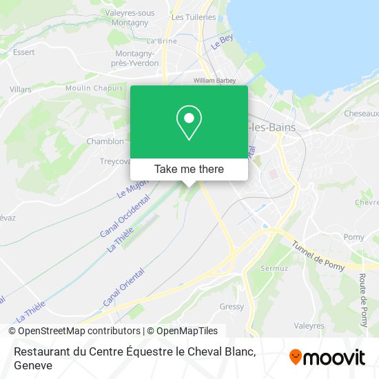 Restaurant du Centre Équestre le Cheval Blanc map