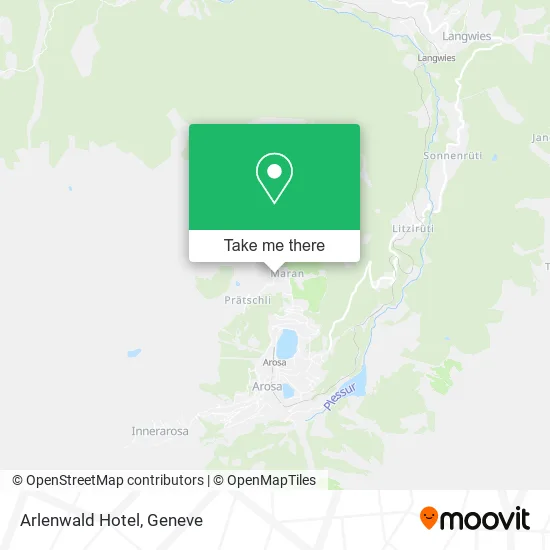 Arlenwald Hotel map