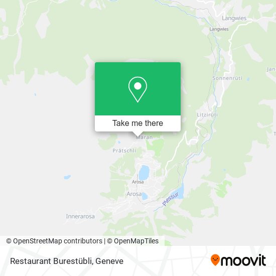 Restaurant Burestübli map