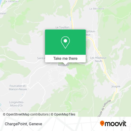 ChargePoint map