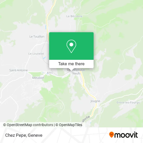 Chez Pepe plan