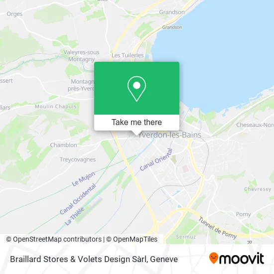 Braillard Stores & Volets Design Sàrl map