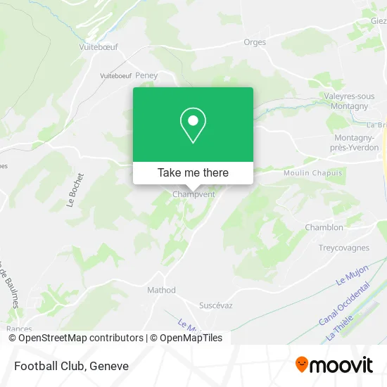 Football Club map