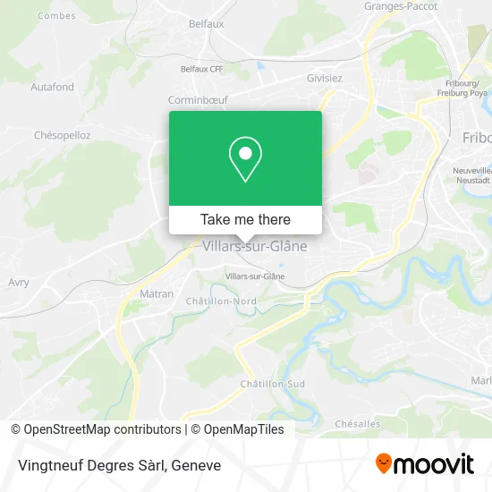 Vingtneuf Degres Sàrl map