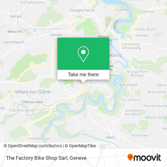 The Factory Bike Shop Sàrl map