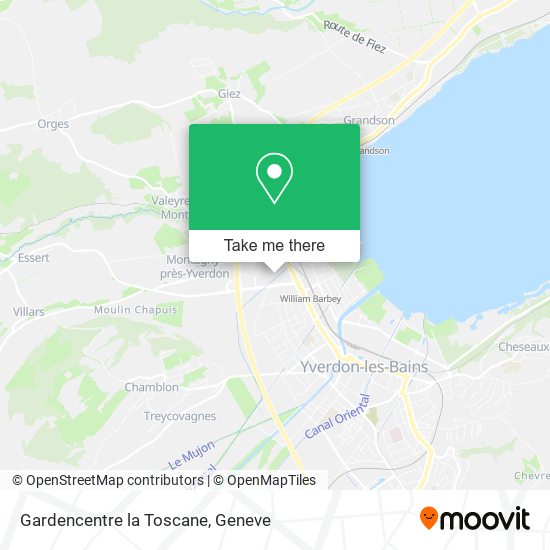 Gardencentre la Toscane map