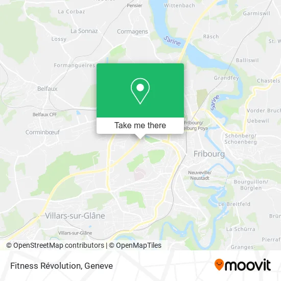 Fitness Révolution map