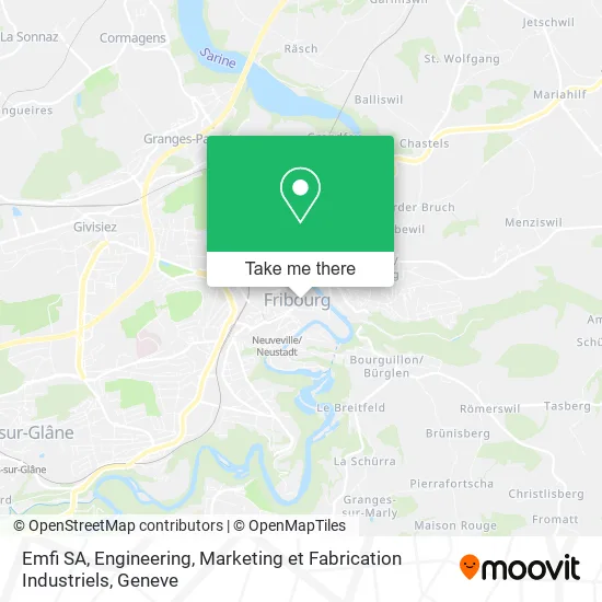 Emfi SA, Engineering, Marketing et Fabrication Industriels map