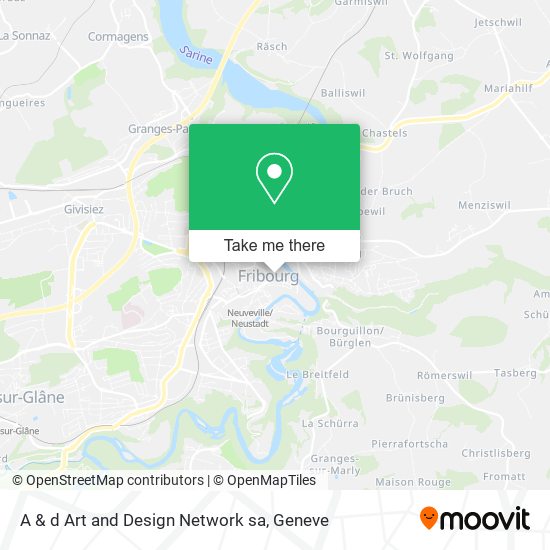 A & d Art and Design Network sa map