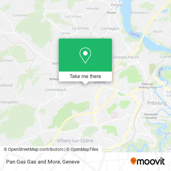 Pan Gas Gas and More map