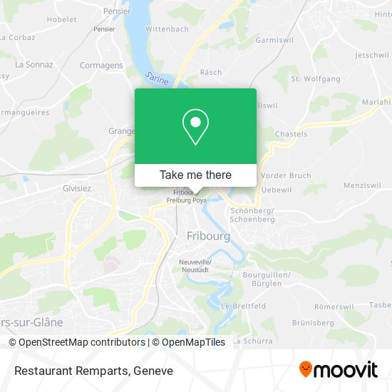 Restaurant Remparts map