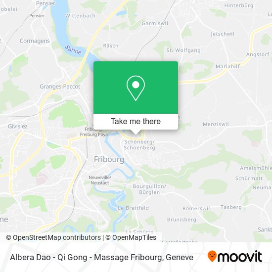 Albera Dao - Qi Gong - Massage Fribourg map
