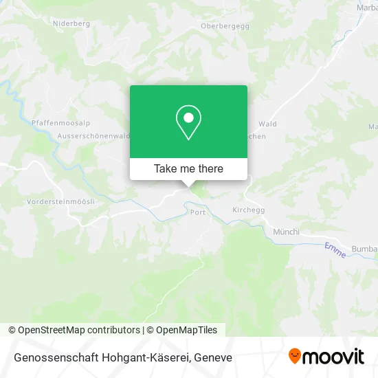 Genossenschaft Hohgant-Käserei map
