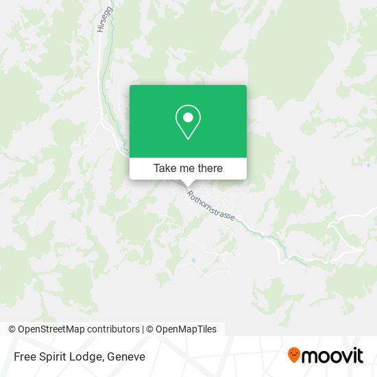 Free Spirit Lodge map