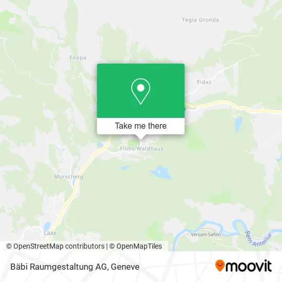 Bäbi Raumgestaltung AG map