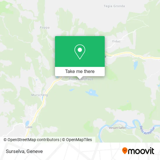 Surselva map