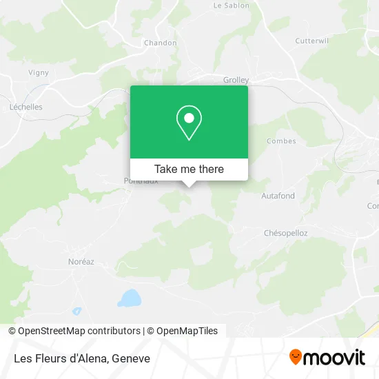 Les Fleurs d'Alena map