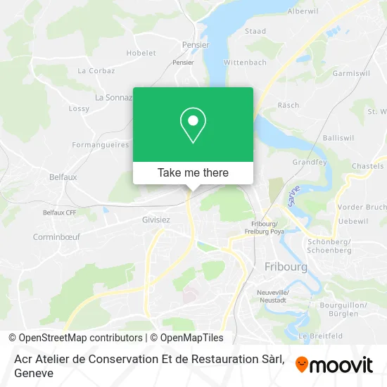 Acr Atelier de Conservation Et de Restauration Sàrl map