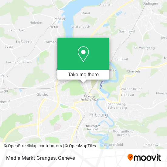Media Markt Granges map