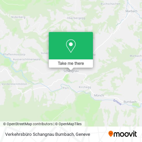 Verkehrsbüro Schangnau Bumbach map