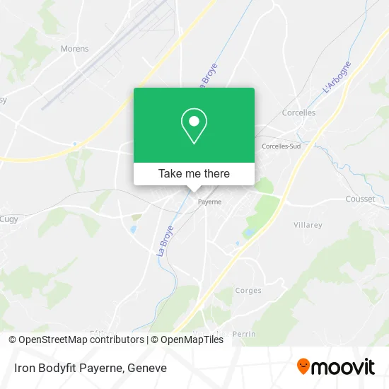 Iron Bodyfit Payerne map