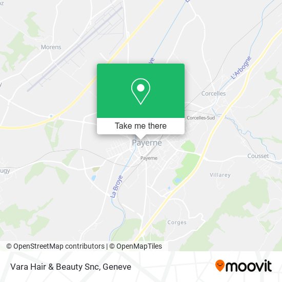Vara Hair & Beauty Snc map