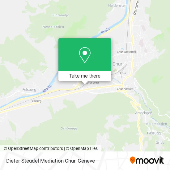 Dieter Steudel Mediation Chur map