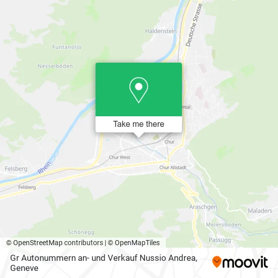 Gr Autonummern an- und Verkauf Nussio Andrea map