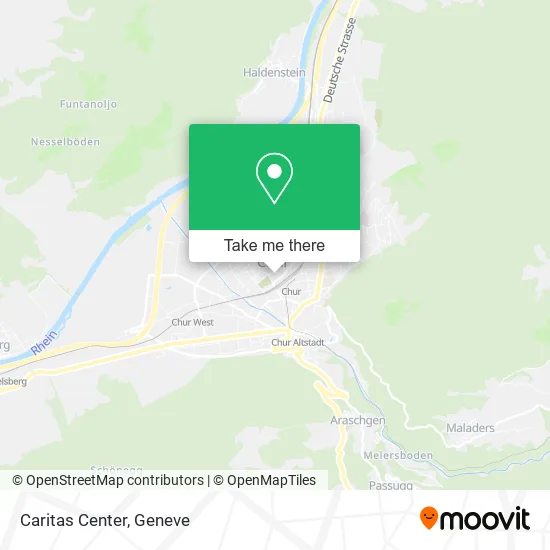 Caritas Center map