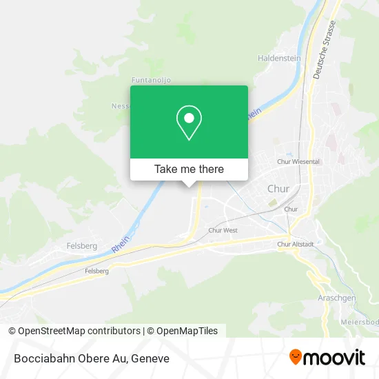 Bocciabahn Obere Au map