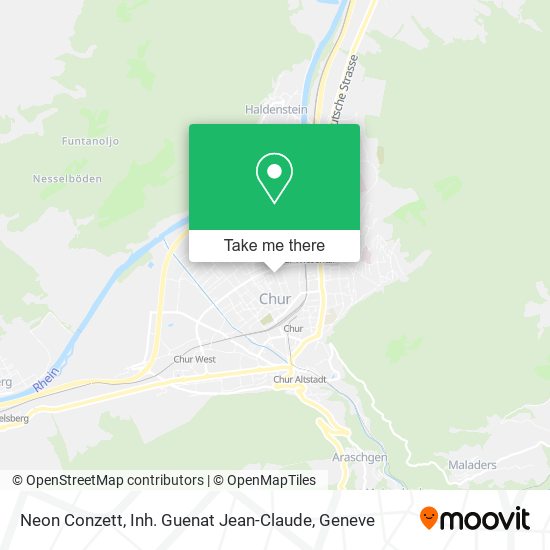 Neon Conzett, Inh. Guenat Jean-Claude map